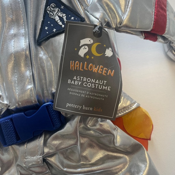 Pottery Barn Kids Baby Astronaut Halloween Costume Size 0-6 Months - Picture 4 of 9